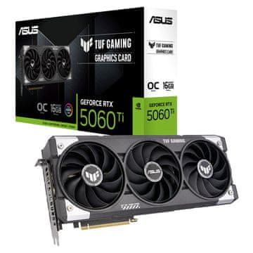 ASUS TUF GeForce RTX 5060 Ti grafička kartica, 16 GB, GDDR7 (TUF-RTX5060TI-O16G-GAMING)