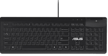 ASUS KU100 tipkovnica s pametnim karticama, američka, USB, žičana (90XB05E0-BKB010)