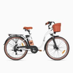 DYU C6 PRO gradski električni bicikl od 26 inča, bijeli
