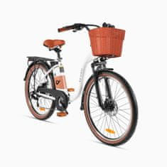 DYU C6 PRO gradski električni bicikl od 26 inča, bijeli