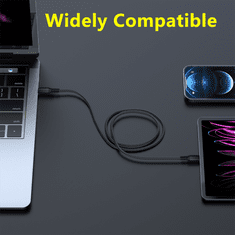 BOT Podatkovni kabel USB-C na USB-C, 1,3 m