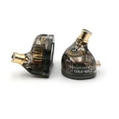 KZ ZSN PRO hybridné HiFi slušalice, siva