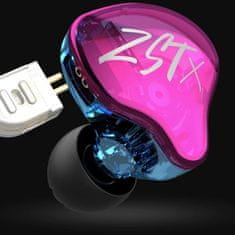 KZ ZST X hibridne HiFi slušalice, šarene