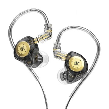 KZ EDX Pro dinamične HiFi slušalice, crne