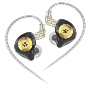KZ EDX Ultra dinamične HiFi slušalice, crne
