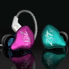 KZ ZST X hibridne HiFi slušalice, šarene