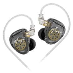 KZ Merga dinamične HiFi slušalice, srebrne