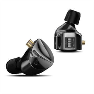 KZ D-Fi Switch dinamične HiFi slušalice, crne