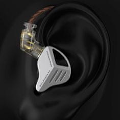 KZ ZVX dinamične HiFi slušalice, crne
