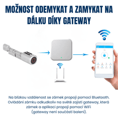 BOT Pametna brava TTLock L2 srebrna produžena duljina