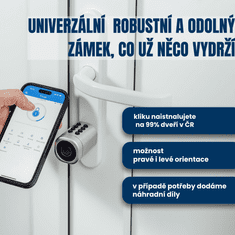 BOT Pametna brava TTLock L2 srebrna produžena duljina
