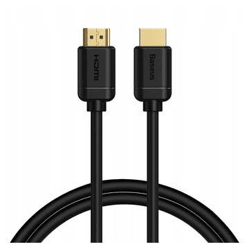 BASEUS HDMI 2.0 kabel, 4K 60Hz, 3D, HDR, 18Gbps, 1m (crni)
