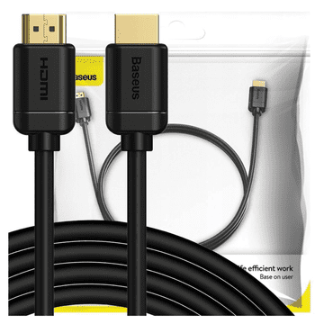 BASEUS HDMI 2.0 kabel, 4K 60Hz, 3D, HDR, 18Gbps, 3m (crni)