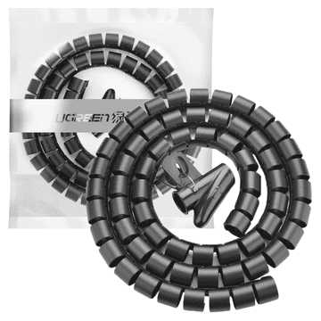 Ugreen LP121 Organizator za cijevni kabel, 3 m (crni)