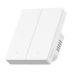 Sonoff Pametni zidni prekidač WiFi SONOFF M5-2C-80W Matter (dvokanalni, za okvir)