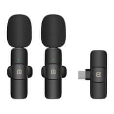 Puluz Bežični mikrofon Puluz PU3151B Lavalier (USB-C)
