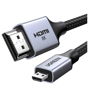 Ugreen Hdmi Kabel Micro Hdmi Za Prijenosno Računalo Monitor Projektor 8K Uhd 1M