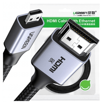 Ugreen Micro Hdmi Kabel 8K 2M Za Tv Monitor Prijenosno Računalo Brzi