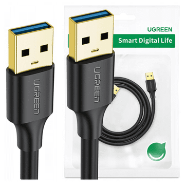 Ugreen Usb 3.0 A-A Kabel 0,5 M Za Računalo I Prijenosno Računalo S Usb 3.0 Velikom Brzinom