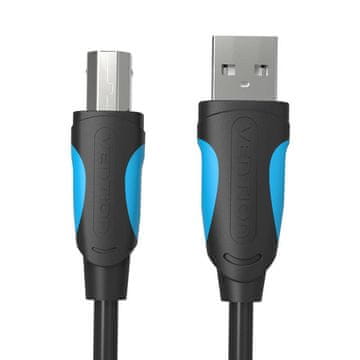 Vention USB 2.0 A na USB-B kabel za pisač Vention VAS-A16-B100 1 m crni