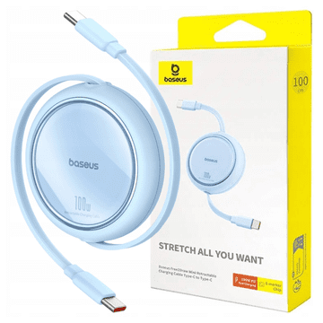 BASEUS Usb-C Na Usb-C Kabel 100W Pd Za Mobilne Prijenosne Računale Napajanje 1M