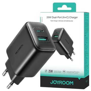 Joyroom Joyroom Dvostruki A+C Zidni Punjač Od 25 W Za Iphone 12 13 14 Galaxy
