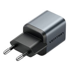 Vention Vention 20W GaN USB-C punjač s Lightning kablom 1m (Sivi) - brzo i sigurno punjenje