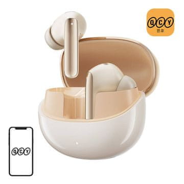 QCY Bežične slušalice QCY MeloBuds Pro HT08, ANC (zlatna)