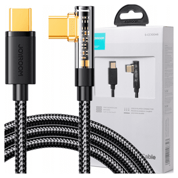 Joyroom S-CL020A6 USB-C na Lightning kabel 1,2 m, 20 W, kutni (crni)