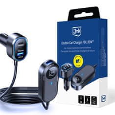 3MK 3Mk Auto Punjač 135W Pd Qc Pps Dvostruki 2A4C Za Auto Mobilne Mobilne Telefone