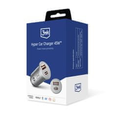 3MK 3Mk Hyper Auto Punjač 45W Za Auto Usb C Za Brzo Punjenje Telefona