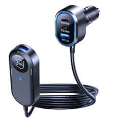 3MK 3Mk Auto Punjač 135W Pd Qc Pps Dvostruki 2A4C Za Auto Mobilne Mobilne Telefone