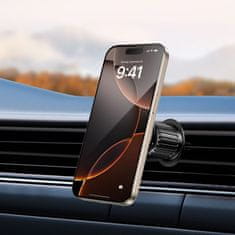 Tech-protect TECH-PROTECT MM15W-V10 magnetički nosač za auto za upravljač i ventilaciju s bežičnim punjačem 15W, crni