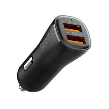Spigen Spigen Essential Ev302 Auto Punjač Za Mobitele S 2 Priključka Od 30 W