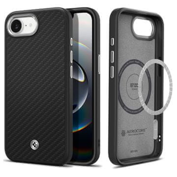 Spigen ENZO ARAMID MAGSAFE ZA IPHONE 16E MAT CRNA