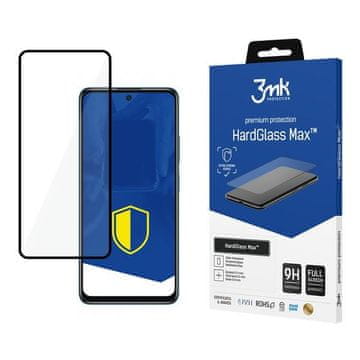 3MK Kaljeno staklo za Xiaomi Poco M4 Pro HardGlass Max crno