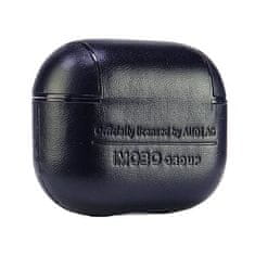 Audi AirPods 3 kožna futrola s velikim logotipom, crna