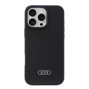Audi Silikonska futrola za iPhone 16 Pro Max crna