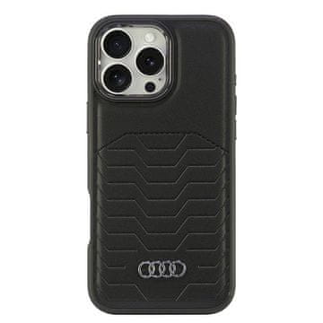 Audi MagSafe futrola za iPhone 16 Pro Max od sintetičke kože, crna