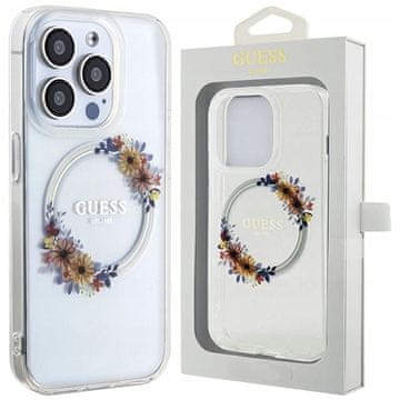 Guess Guess Tvrda Futrola Iml Flowers Wreatch Za Magsafe Za Iphone 15 Pro Max 6.7