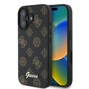 Guess Guess Futrola Za Iphone 16 Plus 6.7 Za Magsafe Tvrda Futrola Peony Script Pu