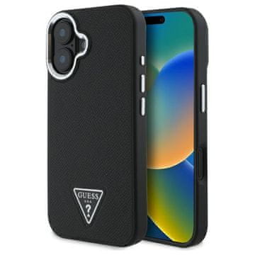 Guess Guess Tvrda Futrola S Zrnastim Trokutastim Slojevima Za Iphone 16 6.1 Za Magsafe Elegantna