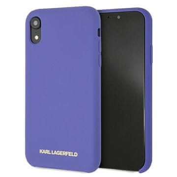 Karl Lagerfeld silikonska ljubičasta maskica za iPhone Xr