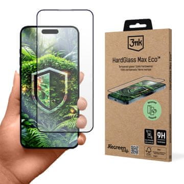 3MK Kaljeno staklo HardGlass Max Eco za iPhone 15/16 Plus