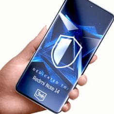 3MK Zaštitno kaljeno staklo 0,2 mm za Redmi Note 14 5G