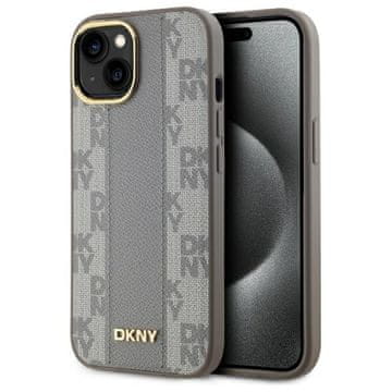 DKNY MagSafe maskica za iPhone 15 Plus bež