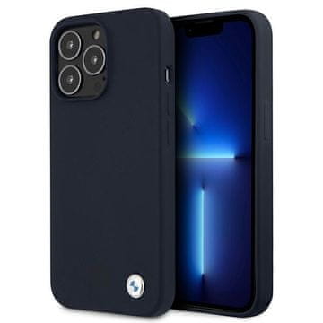 Bmw BMW Silicone Signature maska za iPhone 13 Pro Max, tamno plava