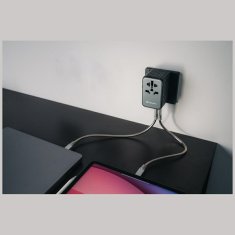 INNA Verbatim Putni Punjač Za Telefon 2X Usb-A 2X Usb-C 100W Pd Eu Uk Us