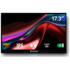 Verbatim Verbatim 15,6" Prijenosni Monitor S Dodirom Za Prijenosno Računalo, Pametni Telefon, 4K Ultra Hd