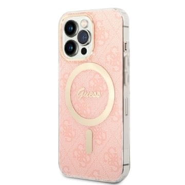 Guess Guess Komplet Za Iphone 13 Pro Max 6.7 Za Magsafe 4G Futrolu Tvrdu Futrolu S Print Punjačem